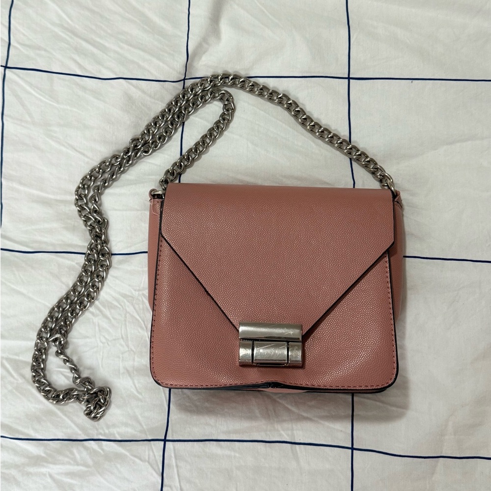 Pink Chain Strap Women's Bag
